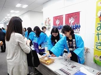 東京海上日動東海 北陸業務支援部 名古屋で好評 宮城物産展 開催 中部圏 紙面記事