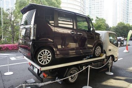 花見台自動車 普通免許で運転可の軽専用積載車を開発 紙面記事