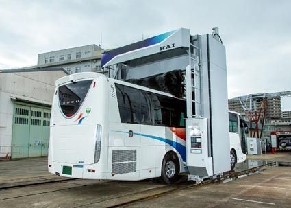 ビユーテー 10年ぶり大型車用の洗車機一新 紙面記事 ビユーテー 10年ぶり大型車用の洗車機一新 紙面記事