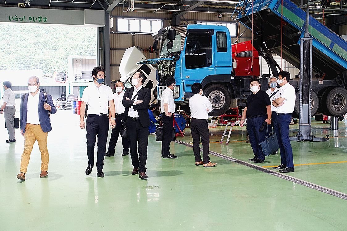 ロータストラックネット近畿地区 丸栄自動車で地区会と工場見学会 近畿圏 近畿圏