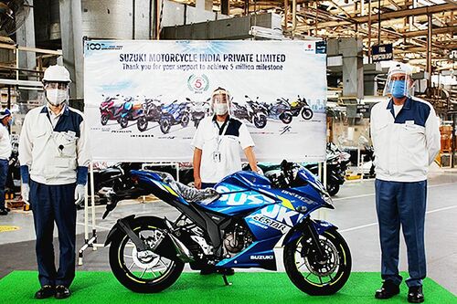 スズキ インドの二輪車累計生産が500万台 14年5カ月で達成 自動車メーカー 紙面記事