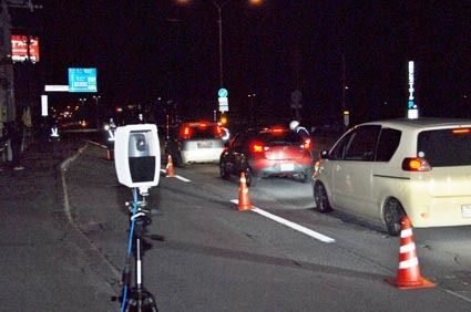 北海道運輸局、ナンバー自動読取装置を活用　夜間に無車検車取り締まり