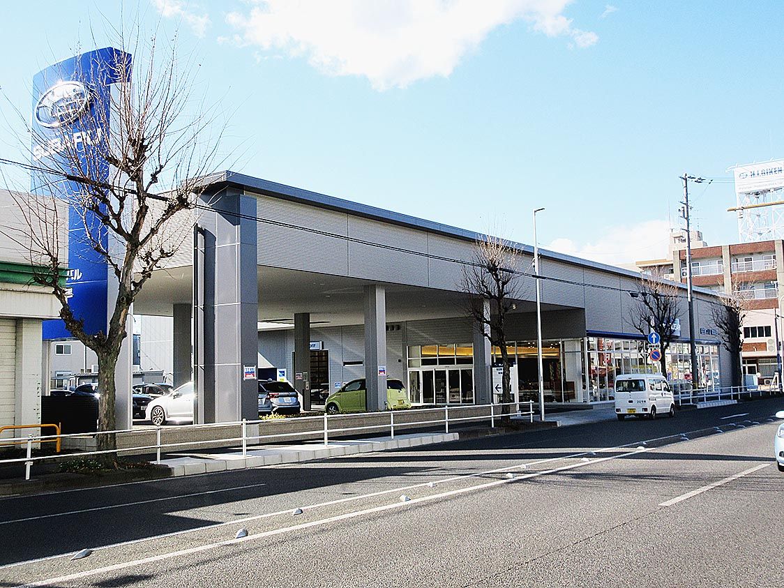 名古屋スバル 集客型店舗 鳴海浦里店 開設 ゆったりラウンジ ショールームと明確に区分 中部圏 中部圏