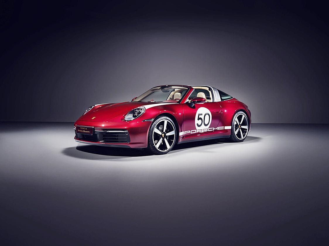 ポルシェ911タルガ4sに伝統のデザイン採用した限定車 ヘリテージエディション 自動車流通 紙面記事