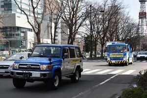 ｊａｆ札幌 春の交通安全パレード ドライバーに呼びかけ 北海道 紙面記事